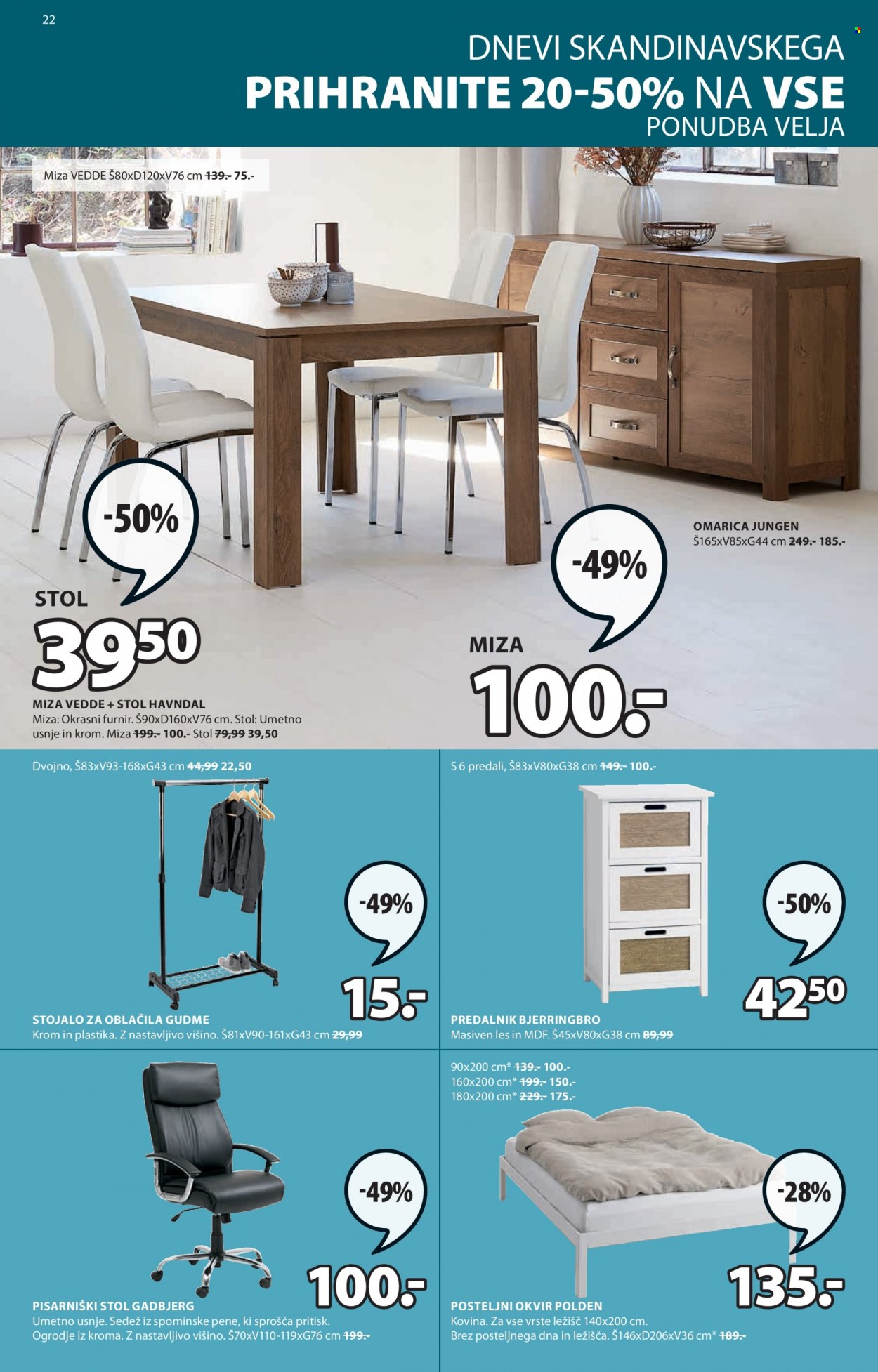 JYSK katalog - 9.9.2021 - 22.9.2021. Stran 22