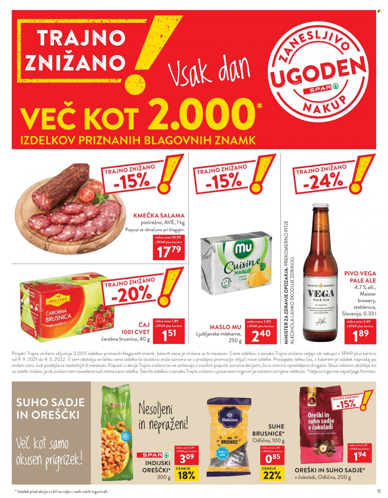 SPAR katalog - 15.9.2021 - 28.9.2021. Stran 11