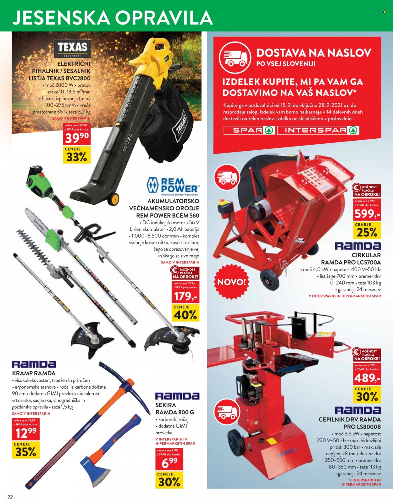 SPAR katalog - 15.9.2021 - 28.9.2021. Stran 22