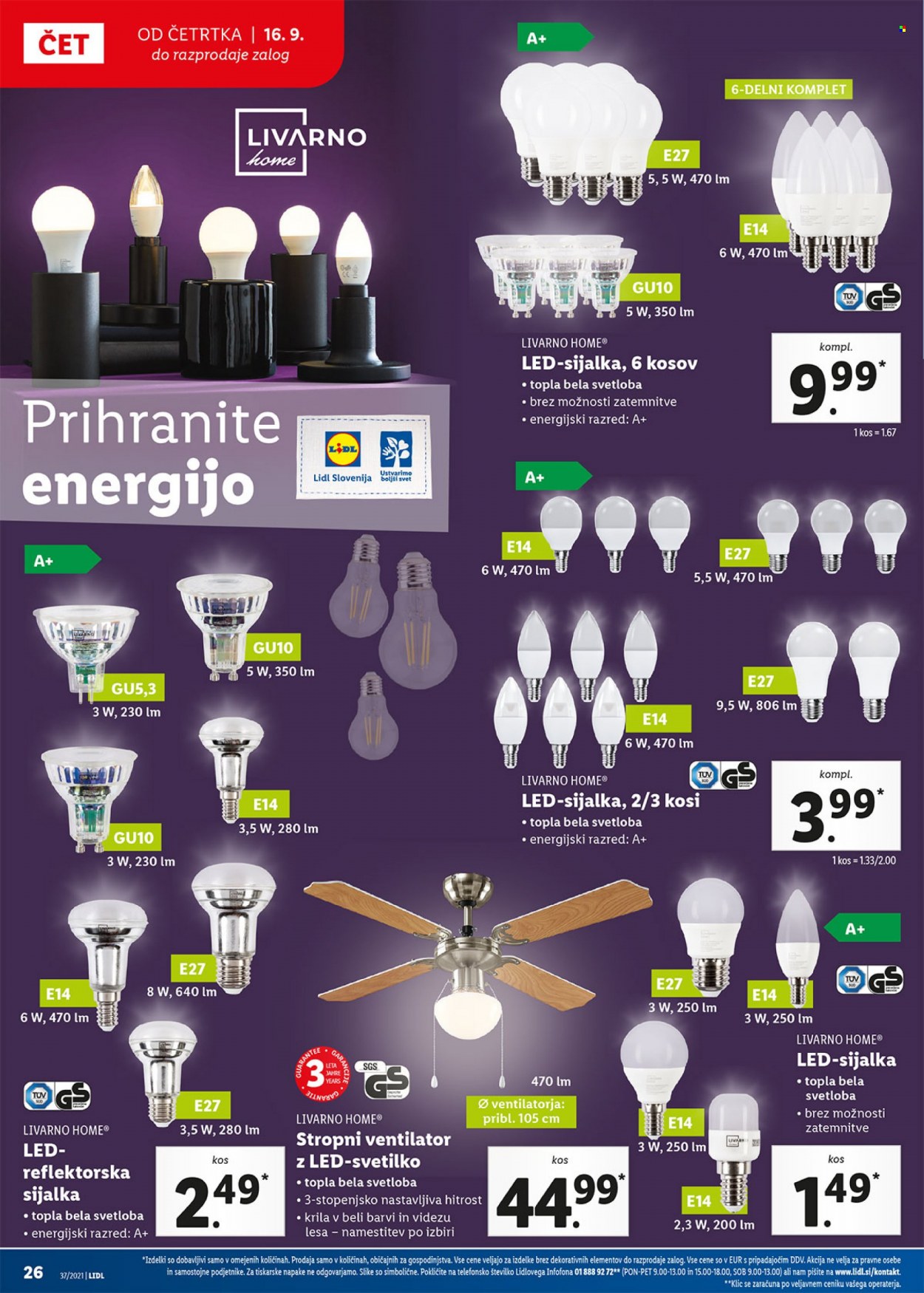 Lidl katalog - 16.9.2021 - 26.9.2021. Stran 26