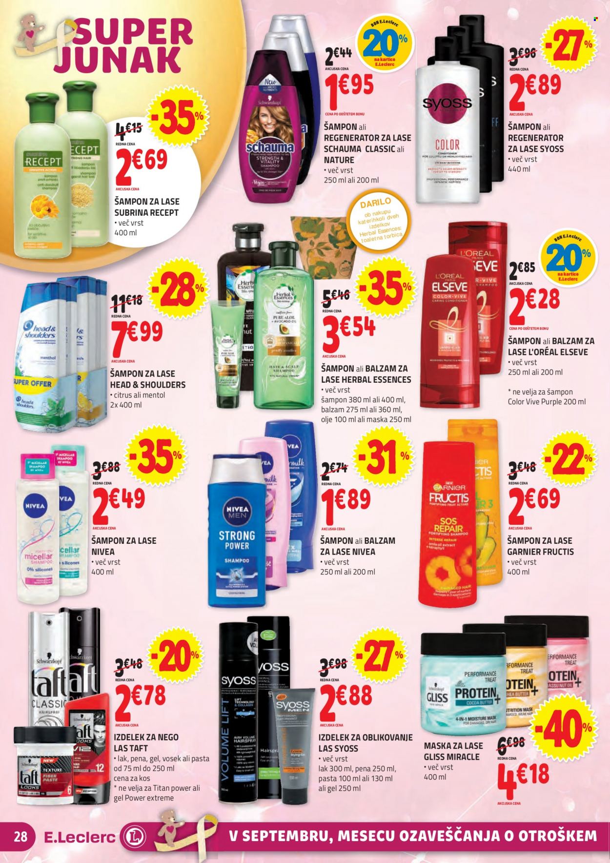 E.Leclerc katalog - 15.9.2021 - 25.9.2021. Stran 28