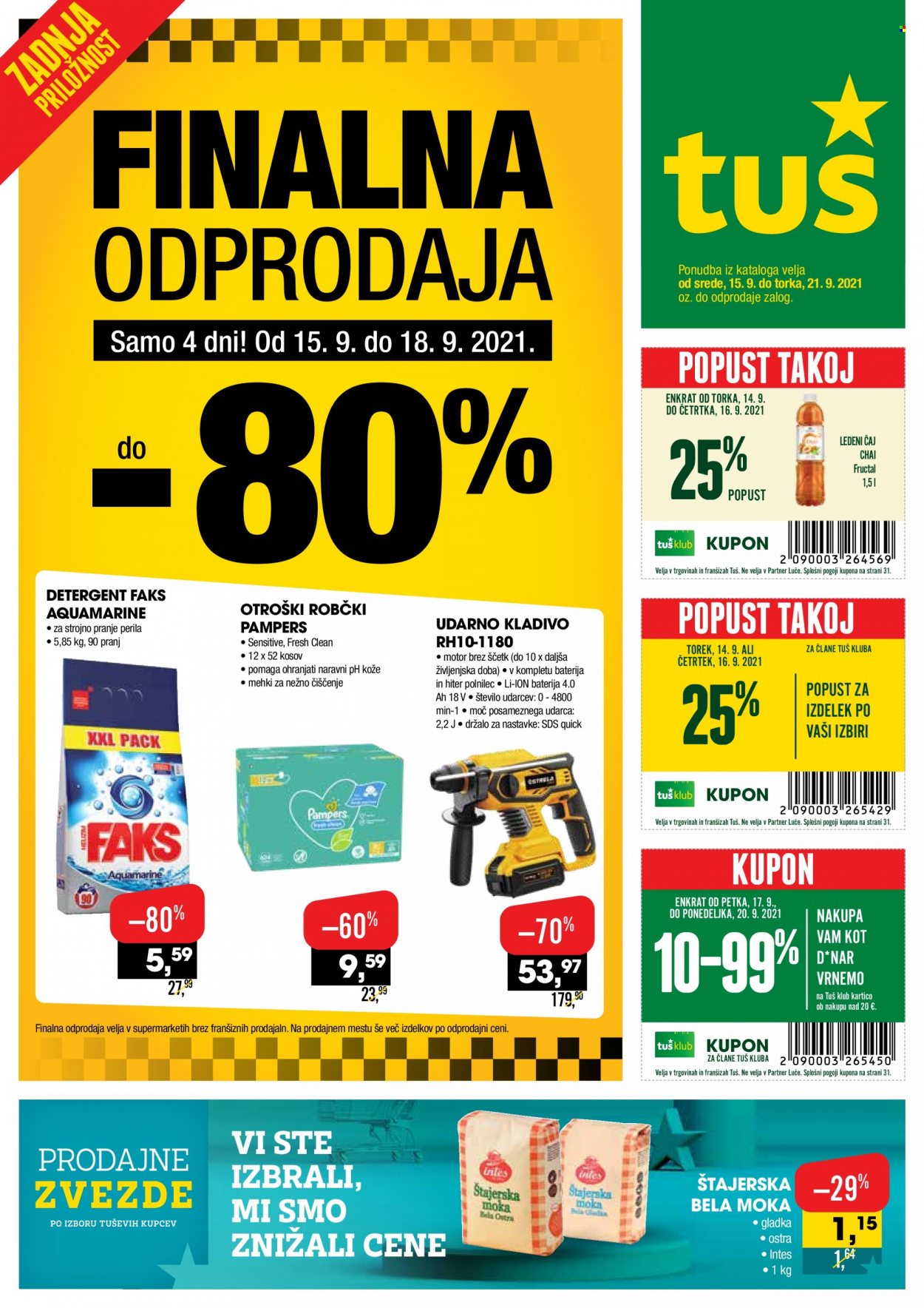 Tuš katalog - 15.9.2021 - 21.9.2021. Stran 1