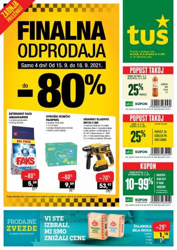 Tuš katalog - 15.09.2021 - 21.09.2021.