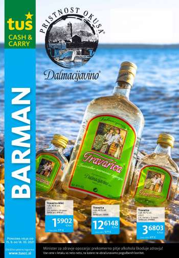 Tuš Cash & Carry katalog - 15.09.2021 - 14.10.2021.