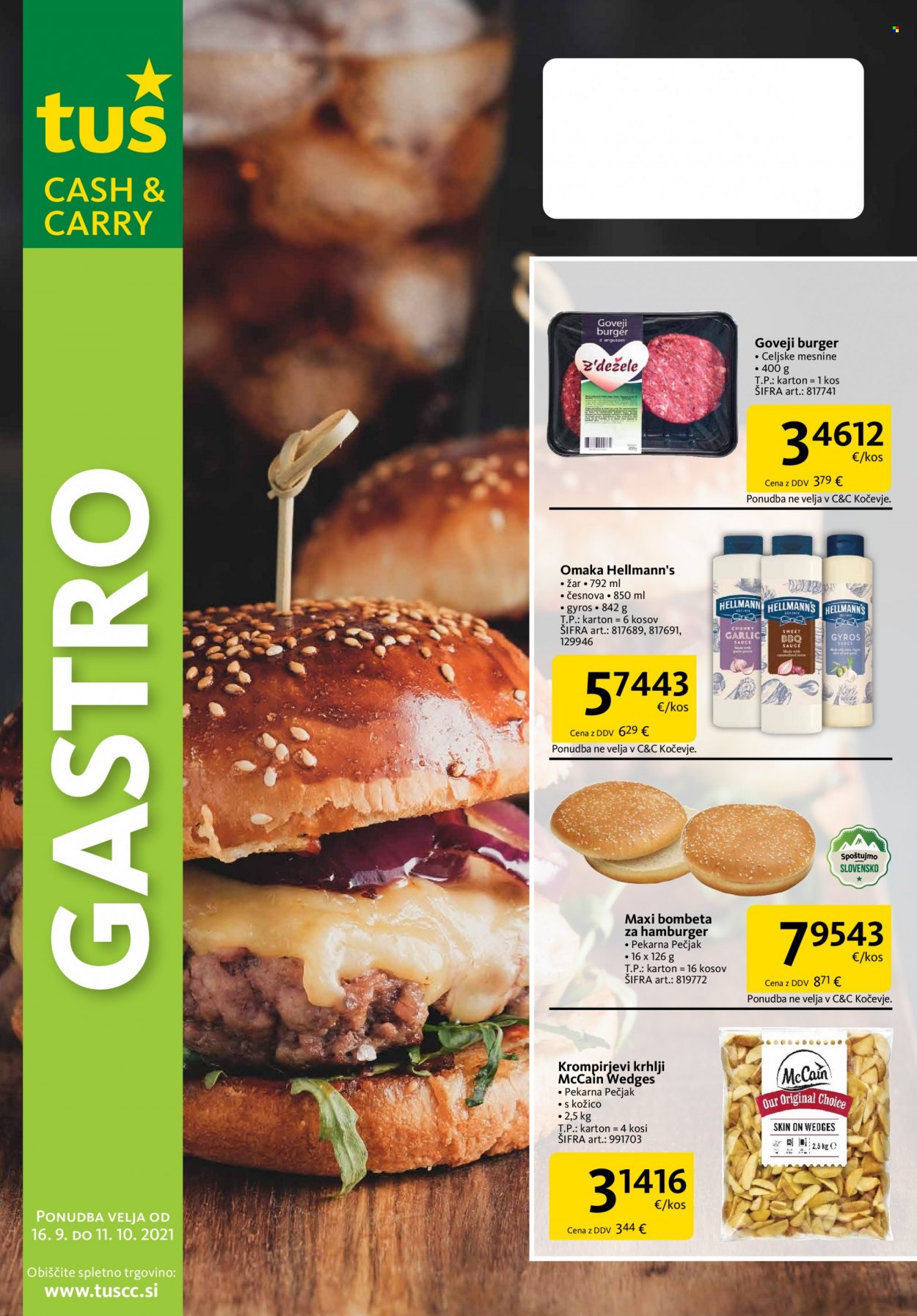 Tuš Cash & Carry katalog - 16.9.2021 - 11.10.2021. Stran 1