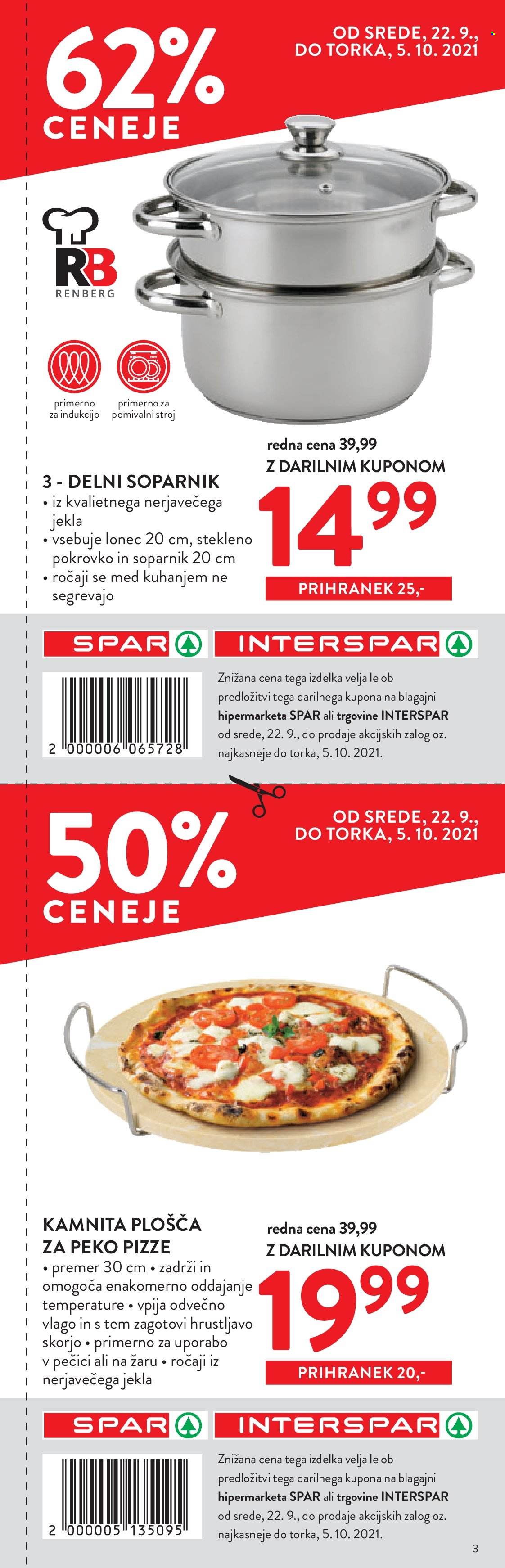 SPAR katalog - 22.9.2021 - 5.10.2021. Stran 3