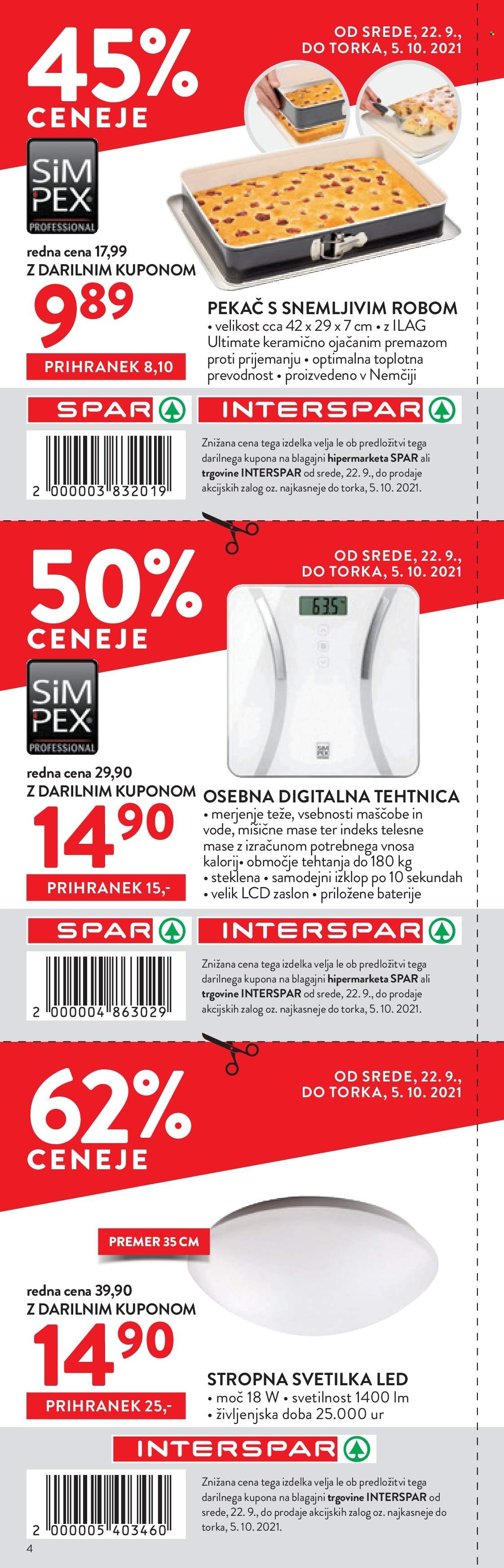 SPAR katalog - 22.9.2021 - 5.10.2021. Stran 4
