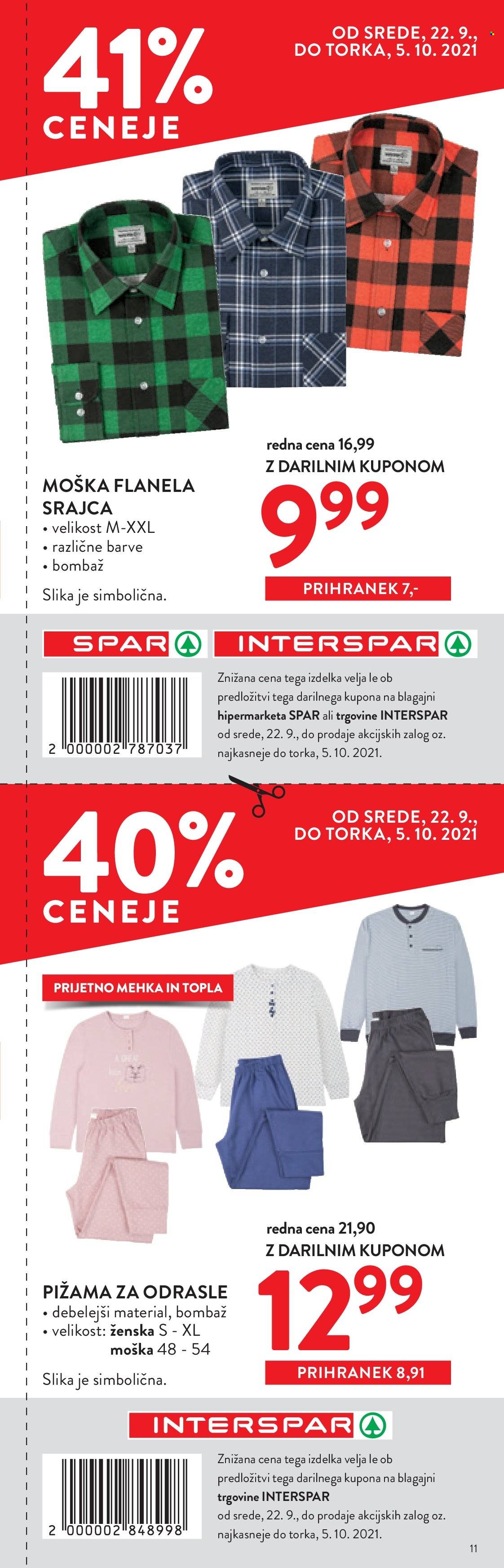 SPAR katalog - 22.9.2021 - 5.10.2021. Stran 11