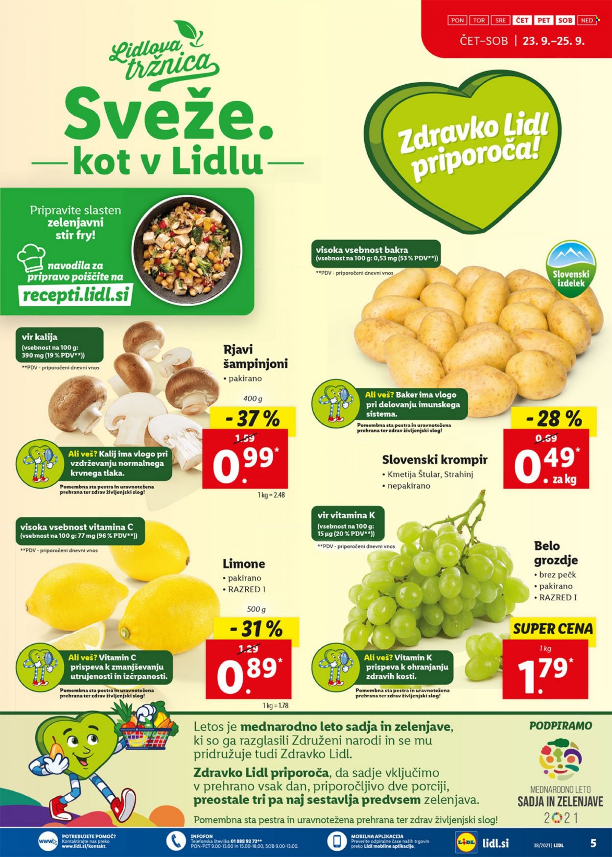 Lidl katalog - 23.9.2021 - 3.10.2021. Stran 5