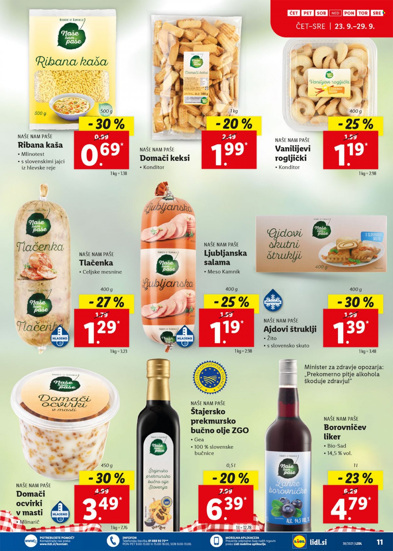 Lidl katalog - 23.9.2021 - 3.10.2021. Stran 11