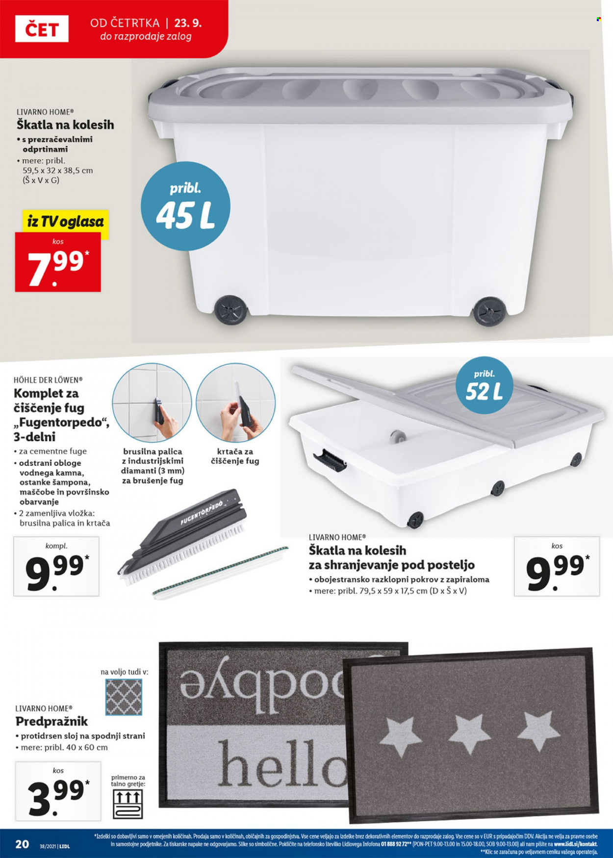 Lidl katalog - 23.9.2021 - 3.10.2021. Stran 20