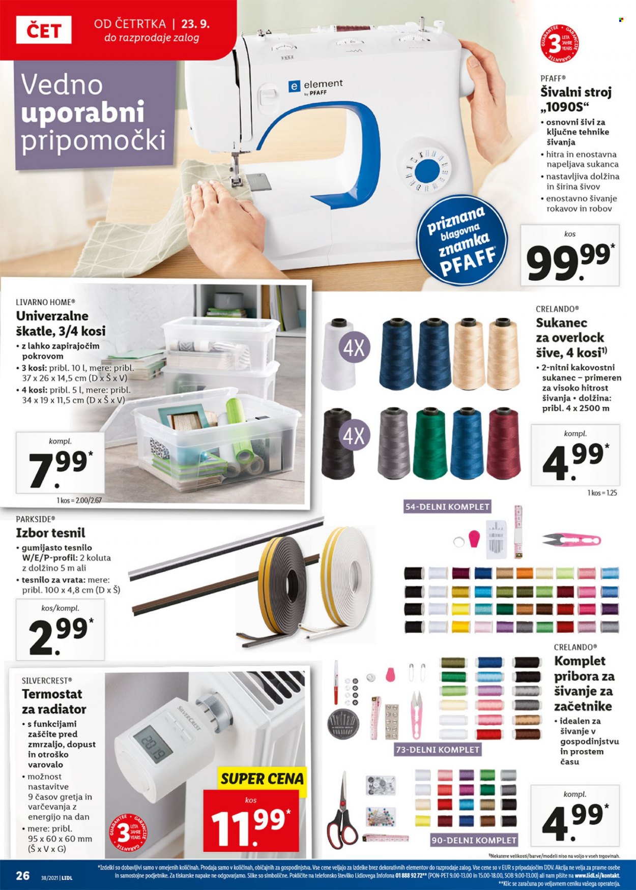 Lidl katalog - 23.9.2021 - 3.10.2021. Stran 26