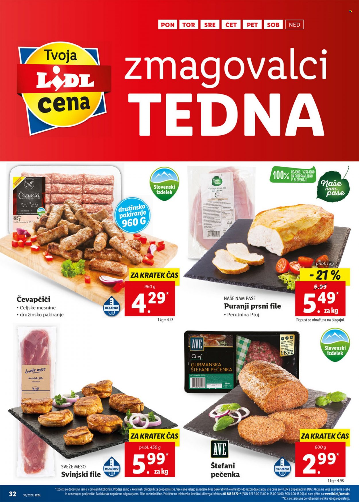 Lidl katalog - 23.9.2021 - 3.10.2021. Stran 32