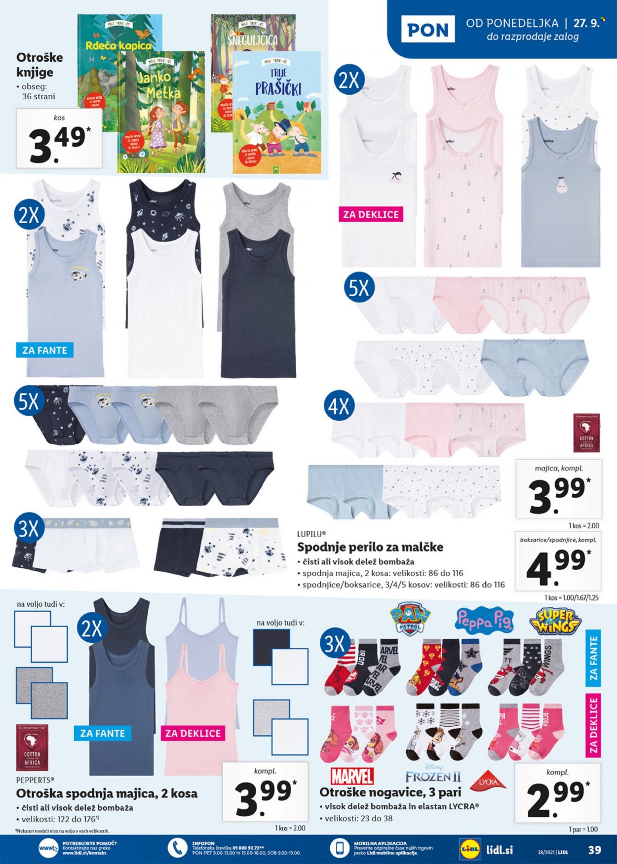 Lidl katalog - 23.9.2021 - 3.10.2021. Stran 39