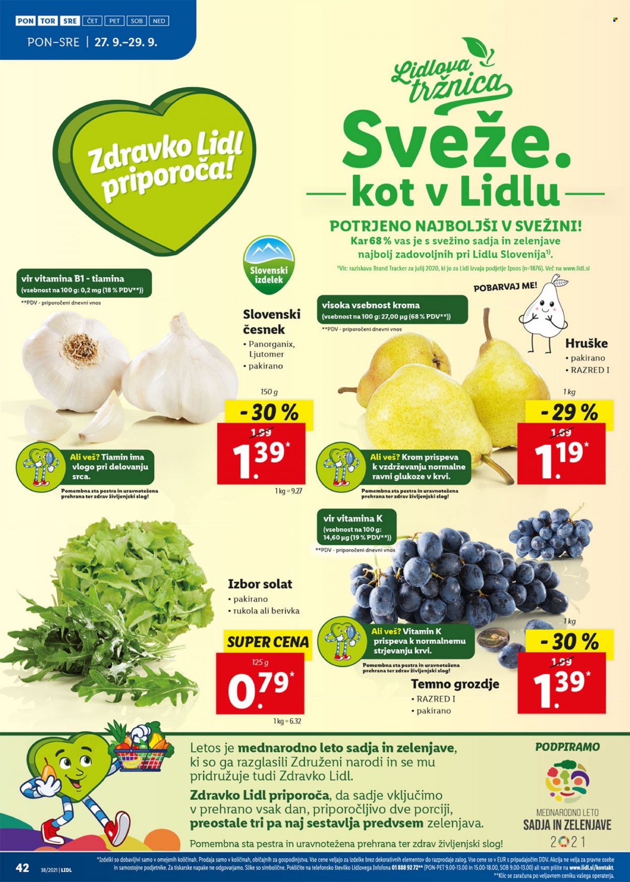 Lidl katalog - 23.9.2021 - 3.10.2021. Stran 42