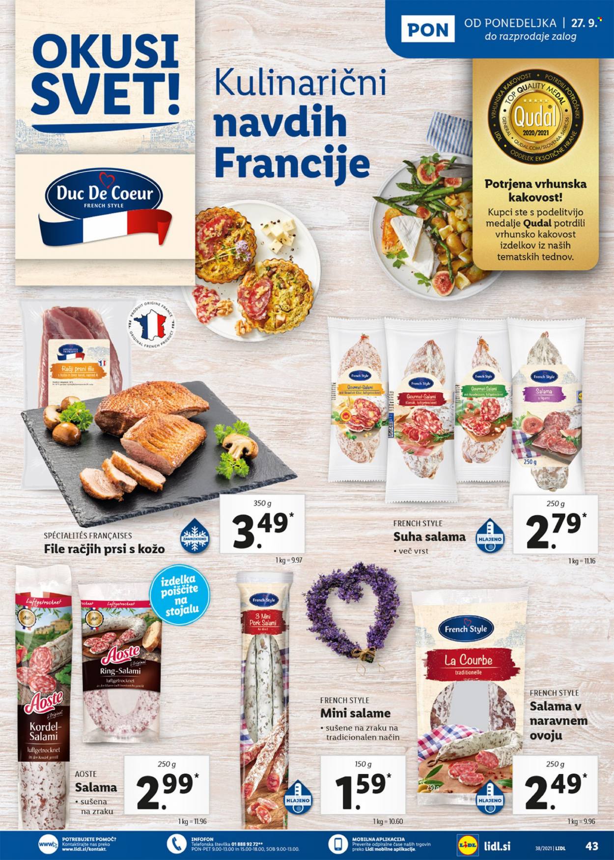 Lidl katalog - 23.9.2021 - 3.10.2021. Stran 43