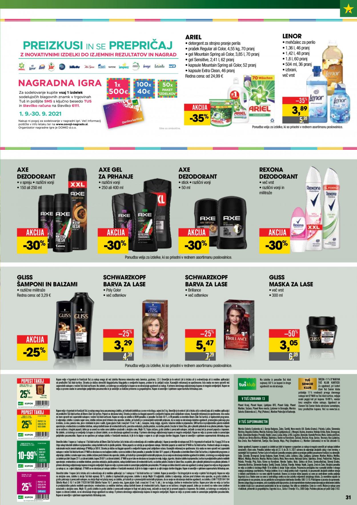 Tuš katalog - 22.9.2021 - 28.9.2021. Stran 31