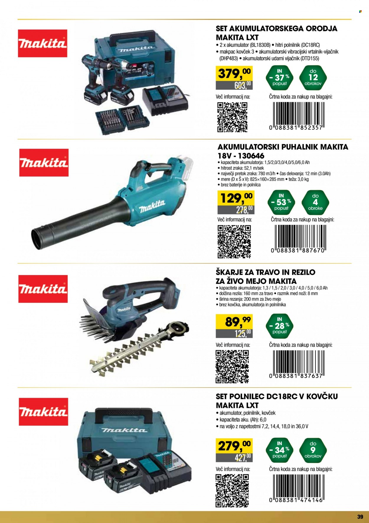 Tuš katalog - 15.9.2021 - 31.12.2021. Stran 39