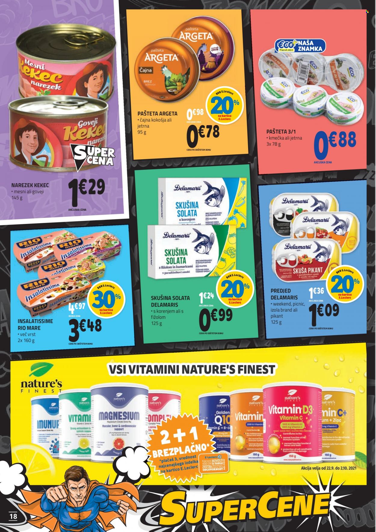 E.Leclerc katalog - 22.9.2021 - 2.10.2021. Stran 18