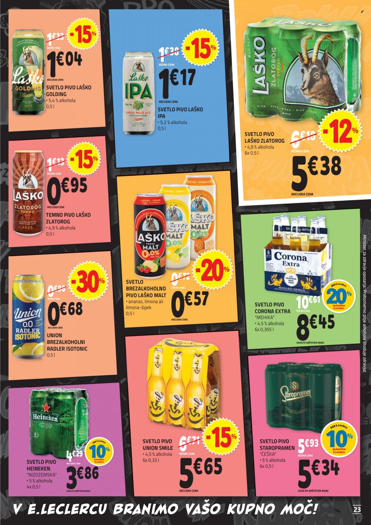E.Leclerc katalog - 22.9.2021 - 2.10.2021. Stran 23