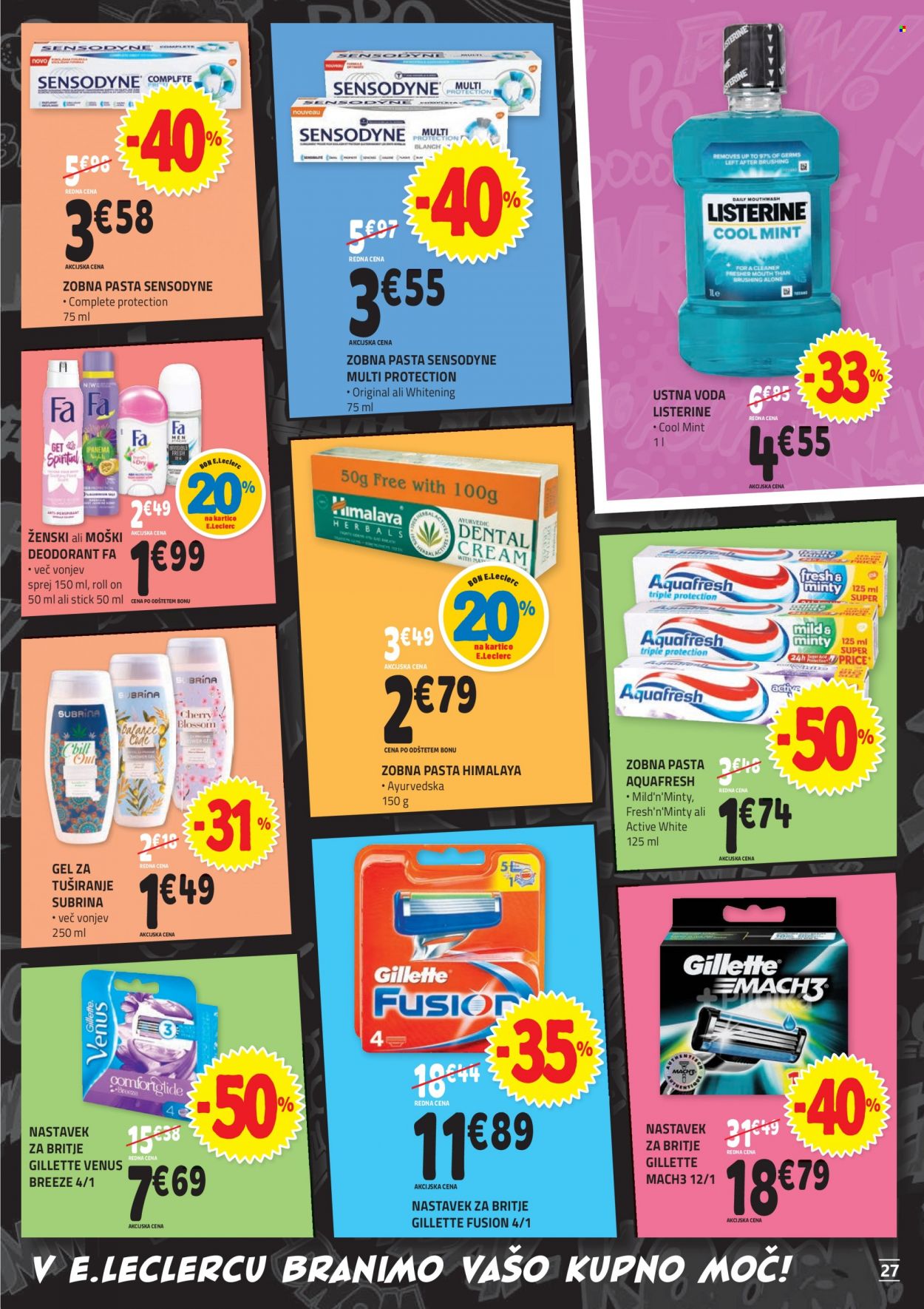 E.Leclerc katalog - 22.9.2021 - 2.10.2021. Stran 27