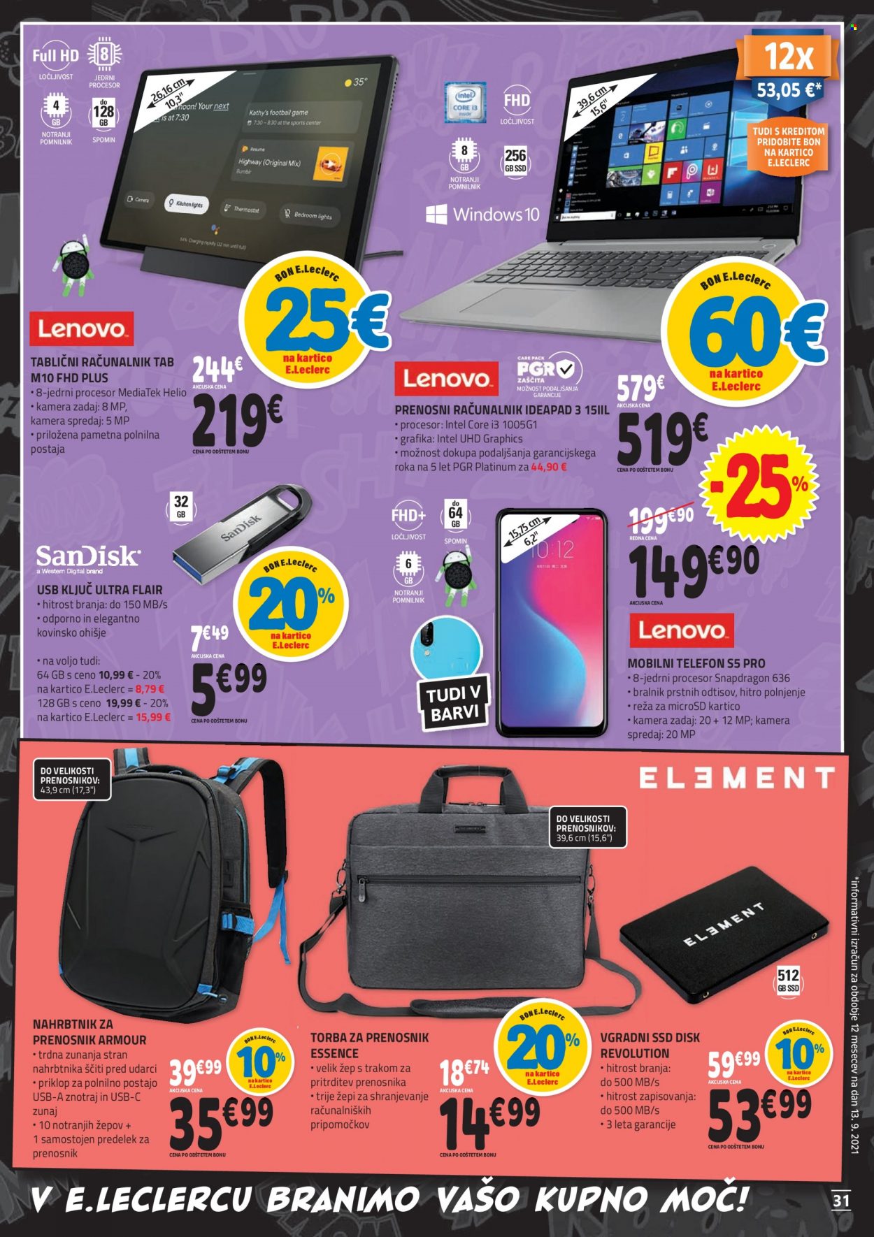 E.Leclerc katalog - 22.9.2021 - 2.10.2021. Stran 31
