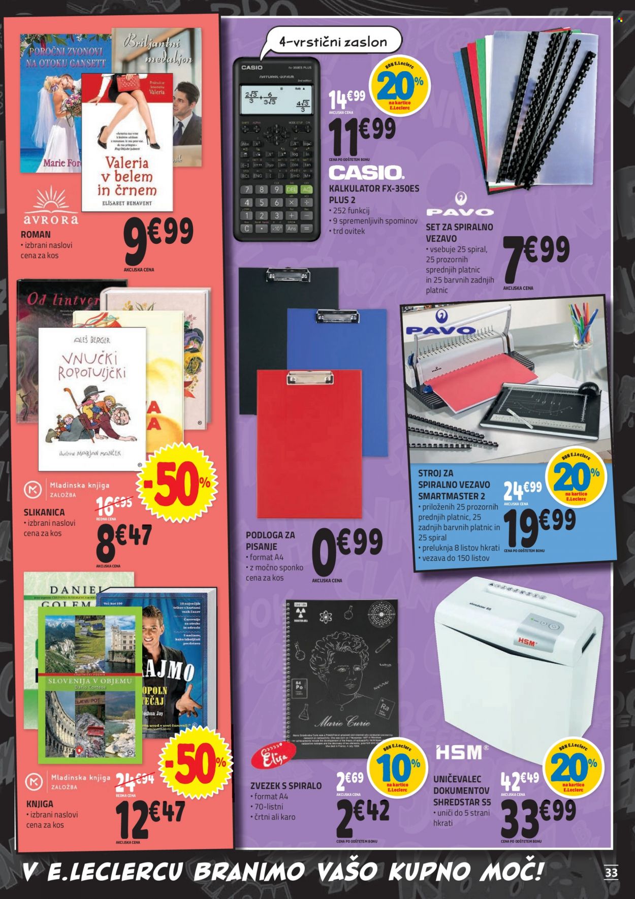 E.Leclerc katalog - 22.9.2021 - 2.10.2021. Stran 33