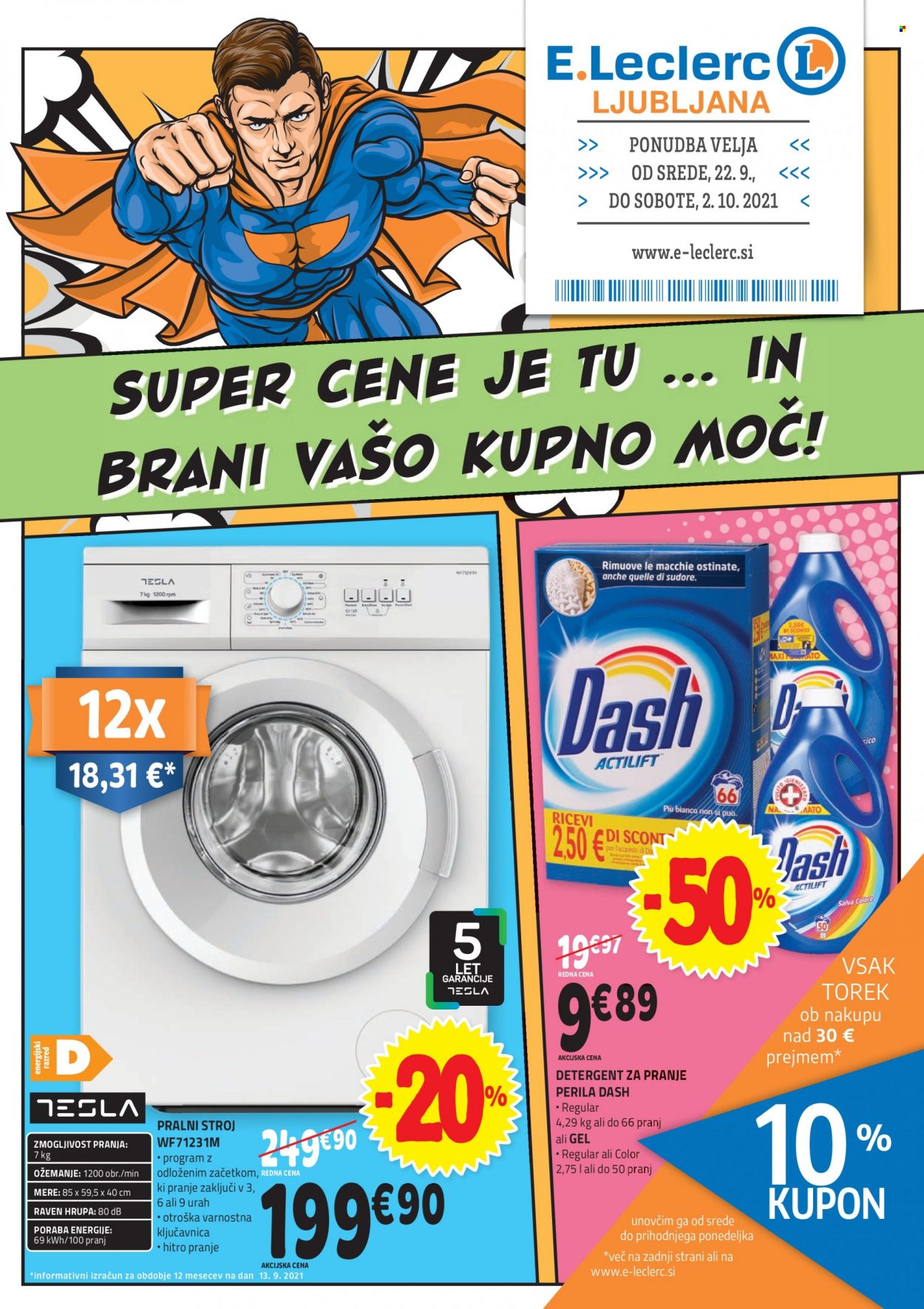 E.Leclerc katalog - 22.9.2021 - 2.10.2021. Stran 1