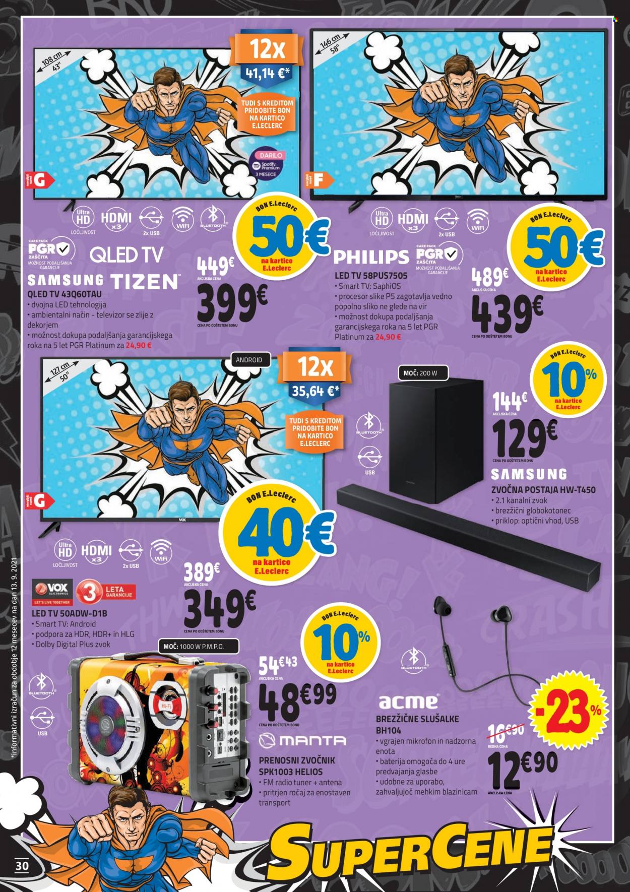 E.Leclerc katalog - 22.9.2021 - 2.10.2021. Stran 30