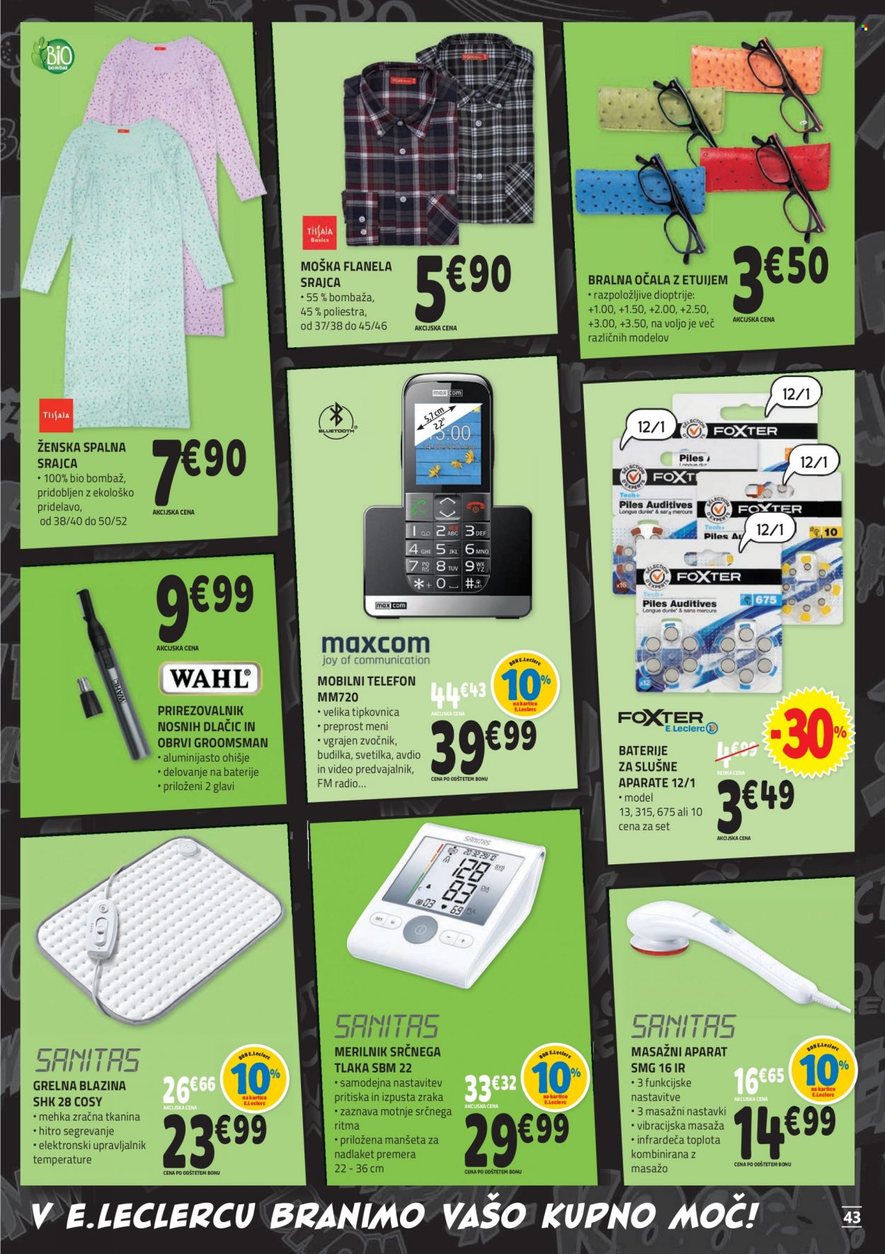 E.Leclerc katalog - 22.9.2021 - 2.10.2021. Stran 43