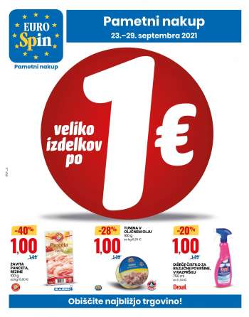 EuroSpin katalog - 23.09.2021 - 29.09.2021.