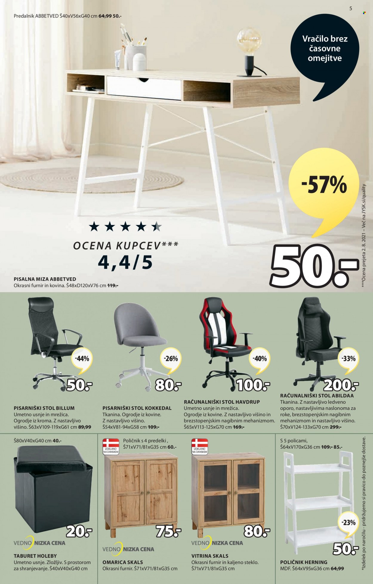 JYSK katalog - 23.9.2021 - 6.10.2021. Stran 5