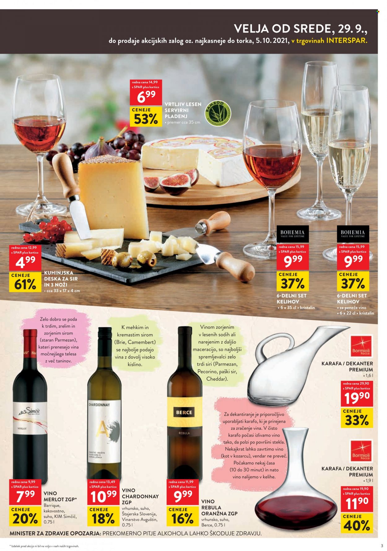 INTERSPAR katalog - 29.9.2021 - 5.10.2021. Stran 3