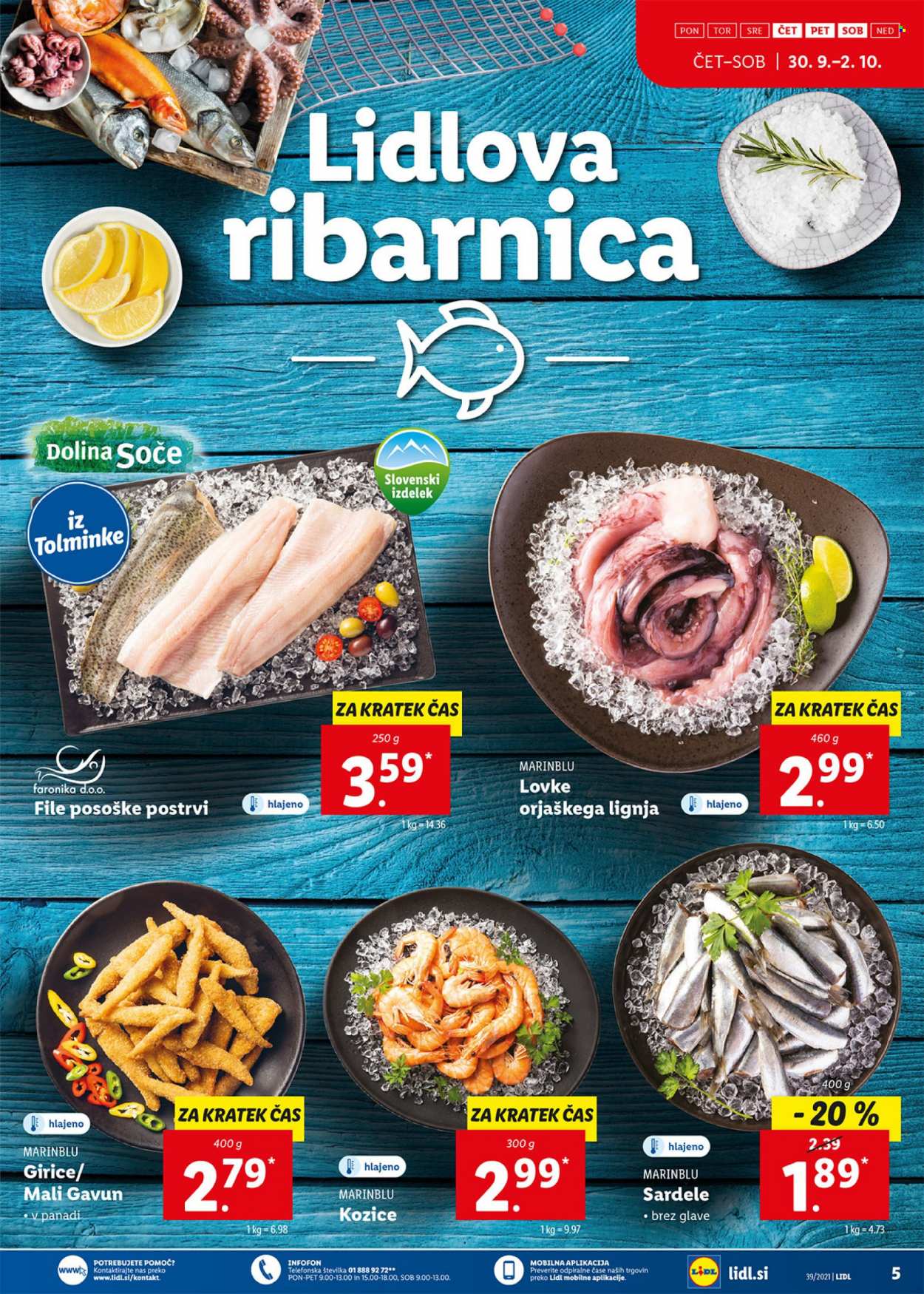 Lidl katalog - 30.9.2021 - 10.10.2021. Stran 5