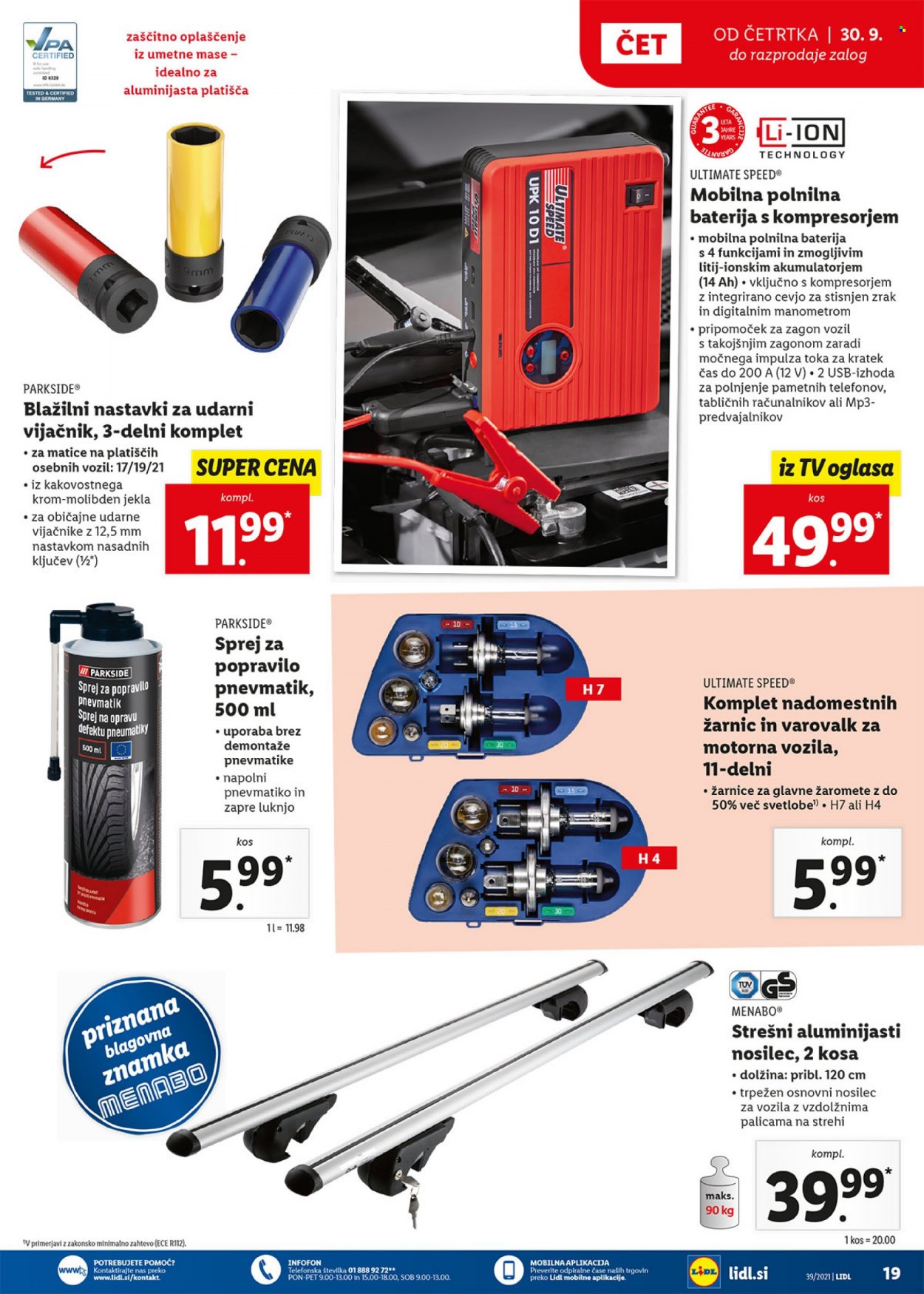 Lidl katalog - 30.9.2021 - 10.10.2021. Stran 19