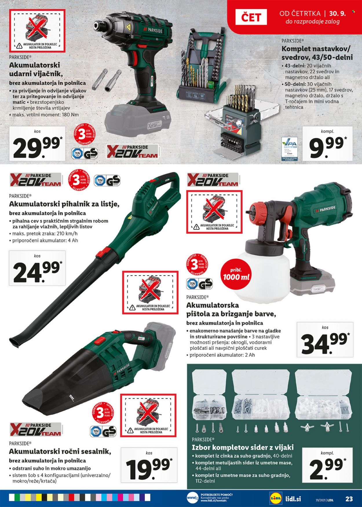 Lidl katalog - 30.9.2021 - 10.10.2021. Stran 23