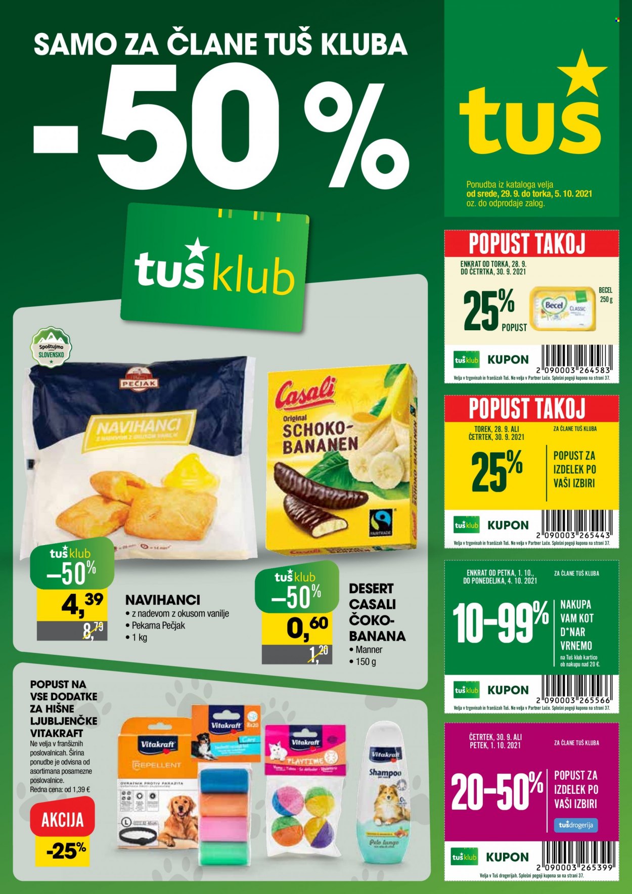 Tuš katalog - 29.9.2021 - 5.10.2021. Stran 1