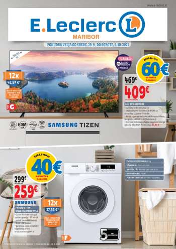E.Leclerc katalog - 29.09.2021 - 09.10.2021.