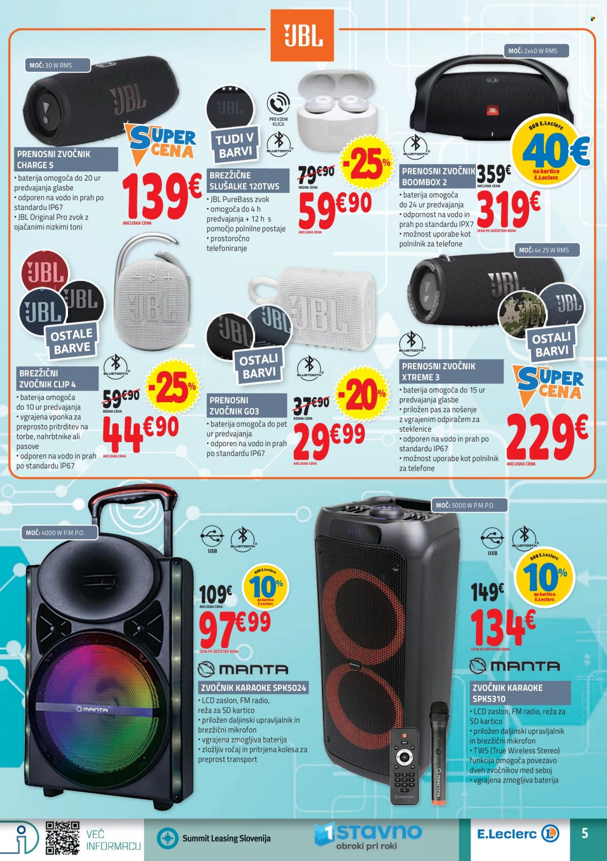 E.Leclerc katalog - 29.9.2021 - 9.10.2021. Stran 5