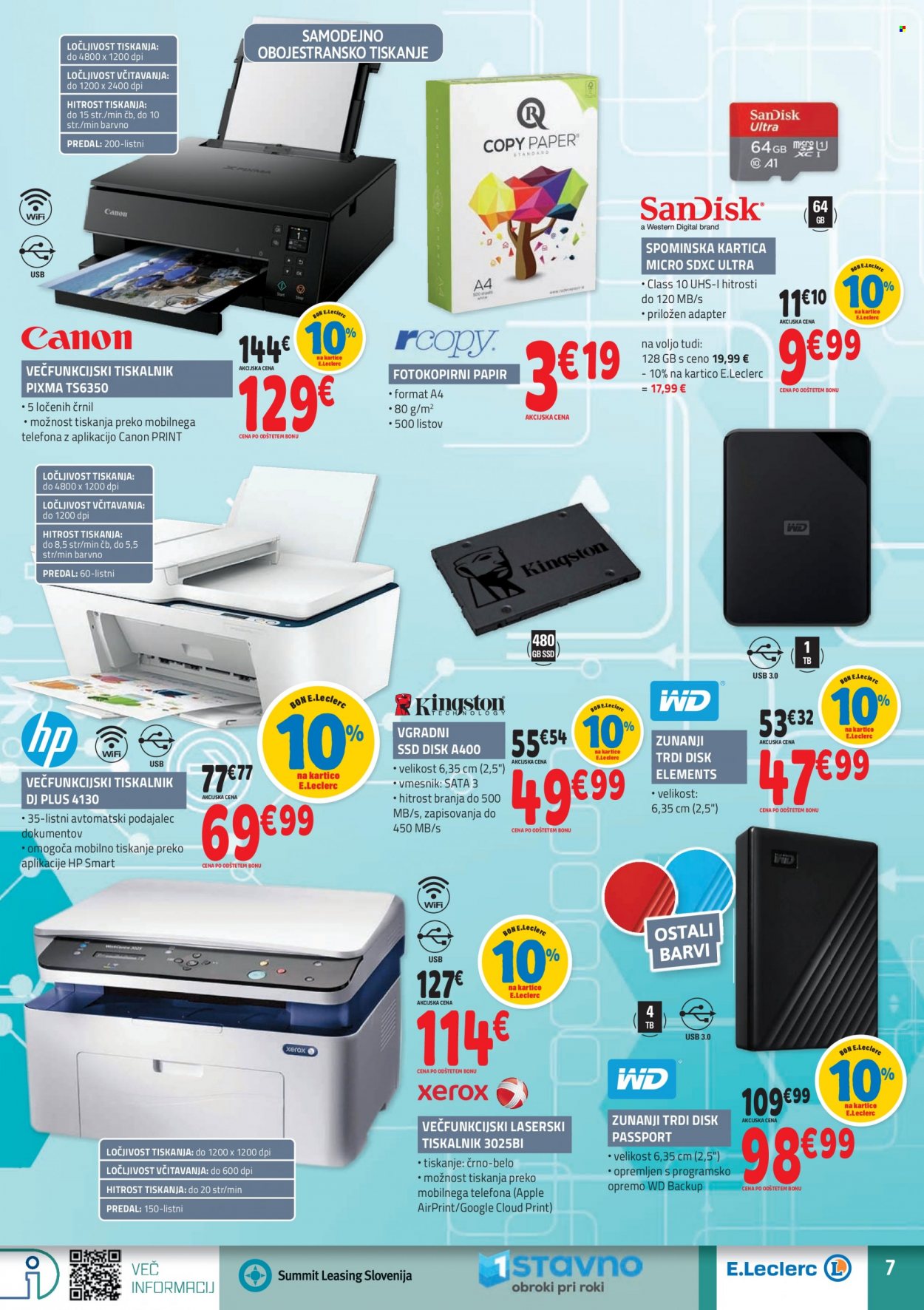 E.Leclerc katalog - 29.9.2021 - 9.10.2021. Stran 7