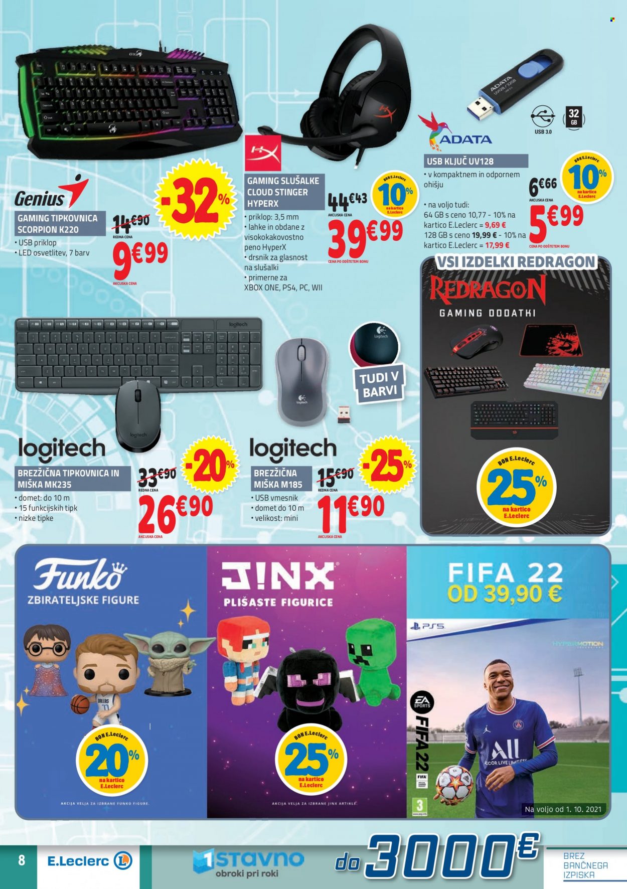 E.Leclerc katalog - 29.9.2021 - 9.10.2021. Stran 8