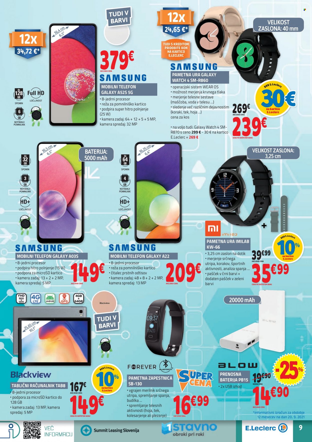 E.Leclerc katalog - 29.9.2021 - 9.10.2021. Stran 9