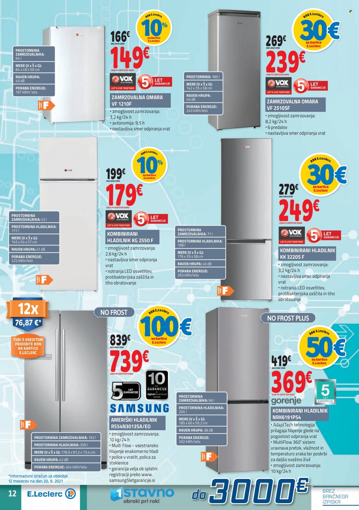 E.Leclerc katalog - 29.9.2021 - 9.10.2021. Stran 12