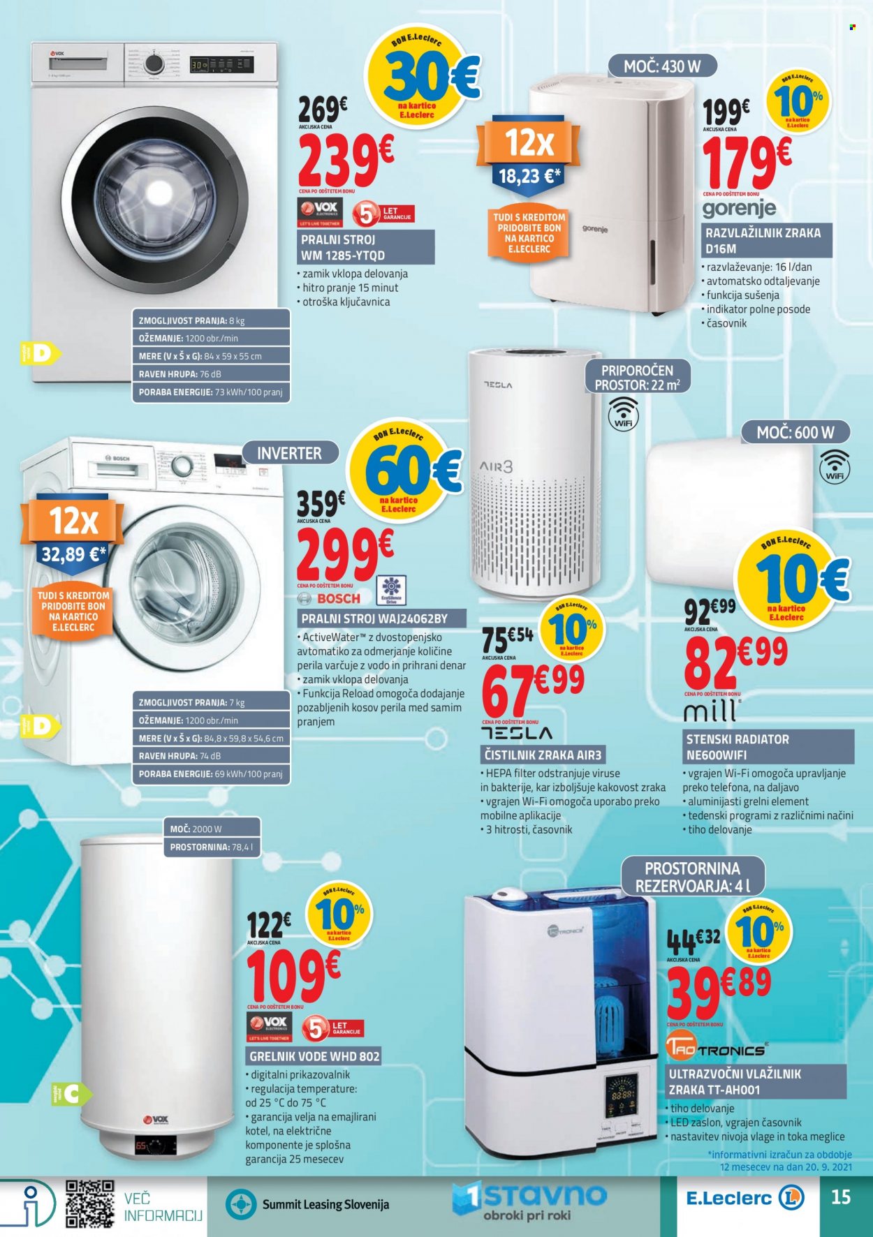 E.Leclerc katalog - 29.9.2021 - 9.10.2021. Stran 15