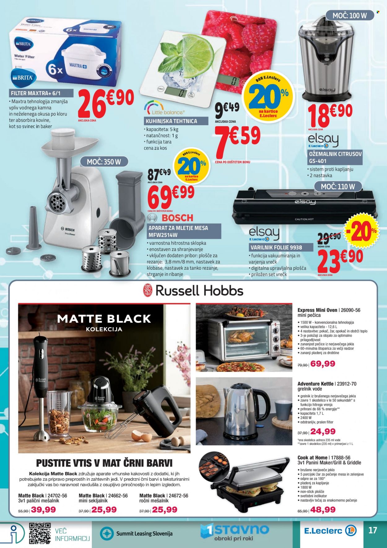 E.Leclerc katalog - 29.9.2021 - 9.10.2021. Stran 17
