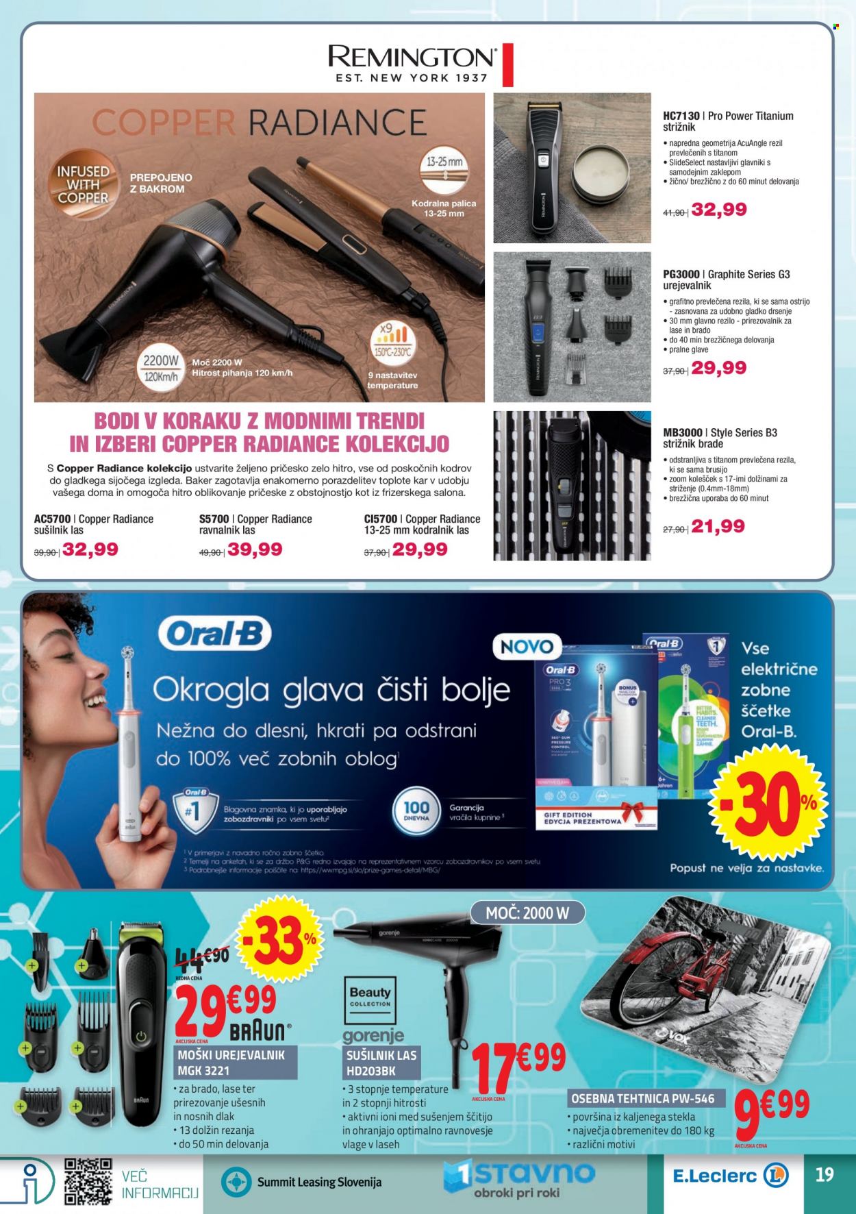 E.Leclerc katalog - 29.9.2021 - 9.10.2021. Stran 19