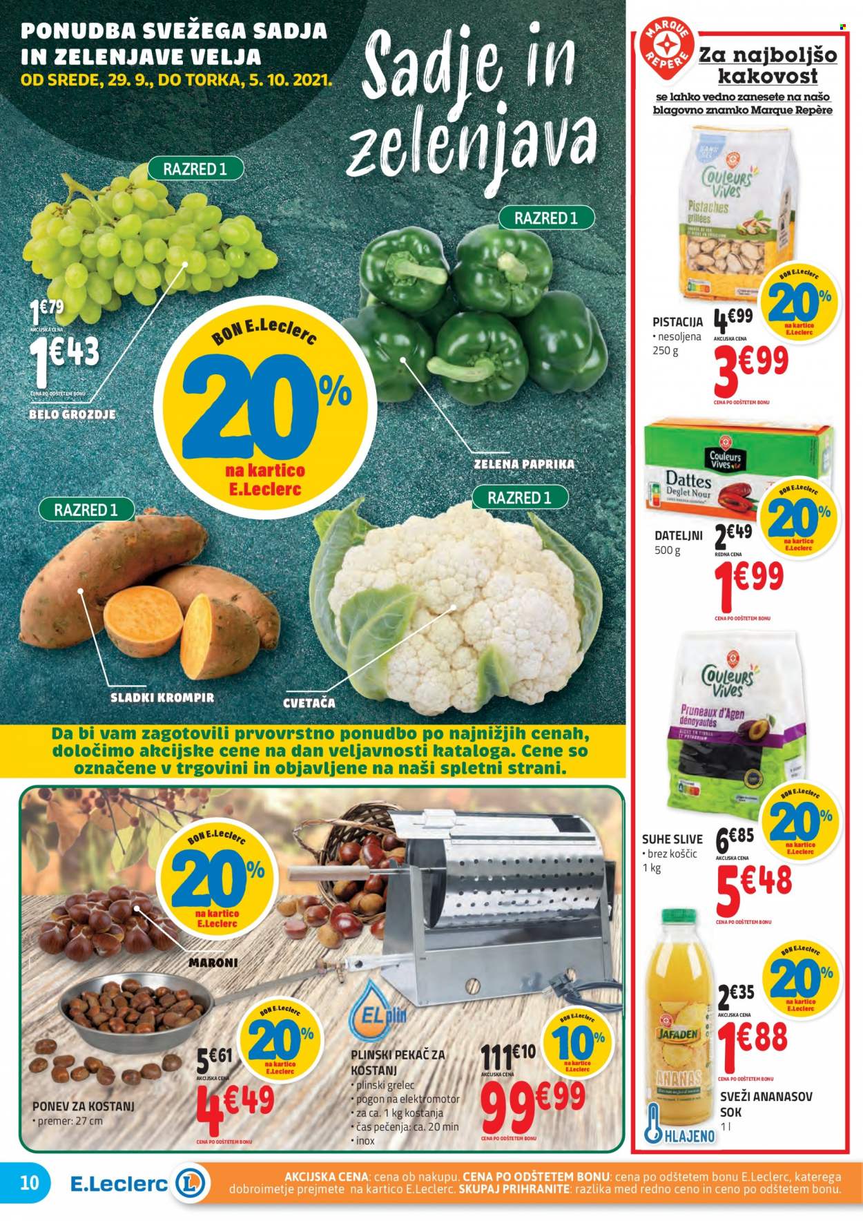 E.Leclerc katalog - 29.9.2021 - 9.10.2021. Stran 10