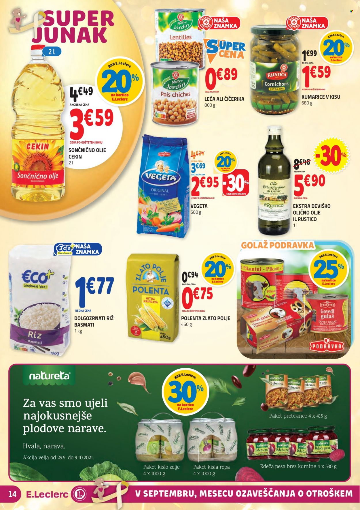 E.Leclerc katalog - 29.9.2021 - 9.10.2021. Stran 14