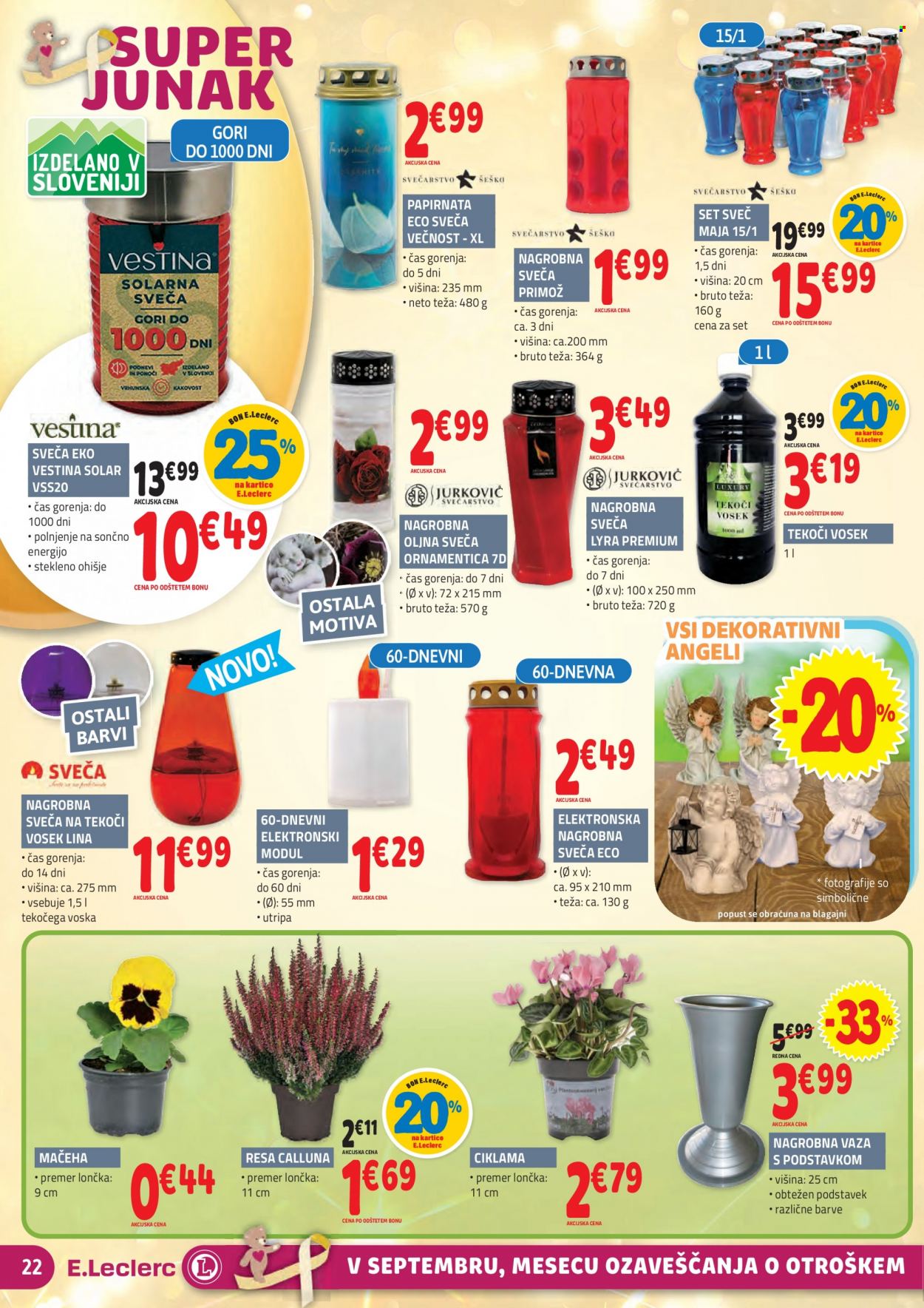 E.Leclerc katalog - 29.9.2021 - 9.10.2021. Stran 22