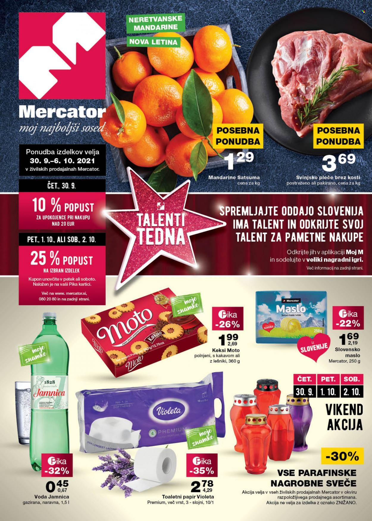 Mercator katalog - 30.9.2021 - 6.10.2021. Stran 1